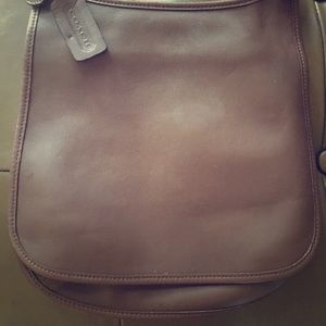 Vintage Coach Brown Leather Bag